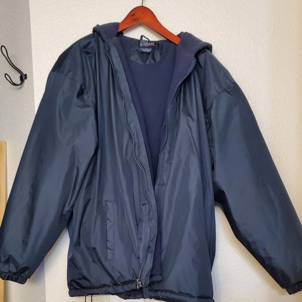 Navy blue Cold Storage puffer jacket - Picture 2 of 4